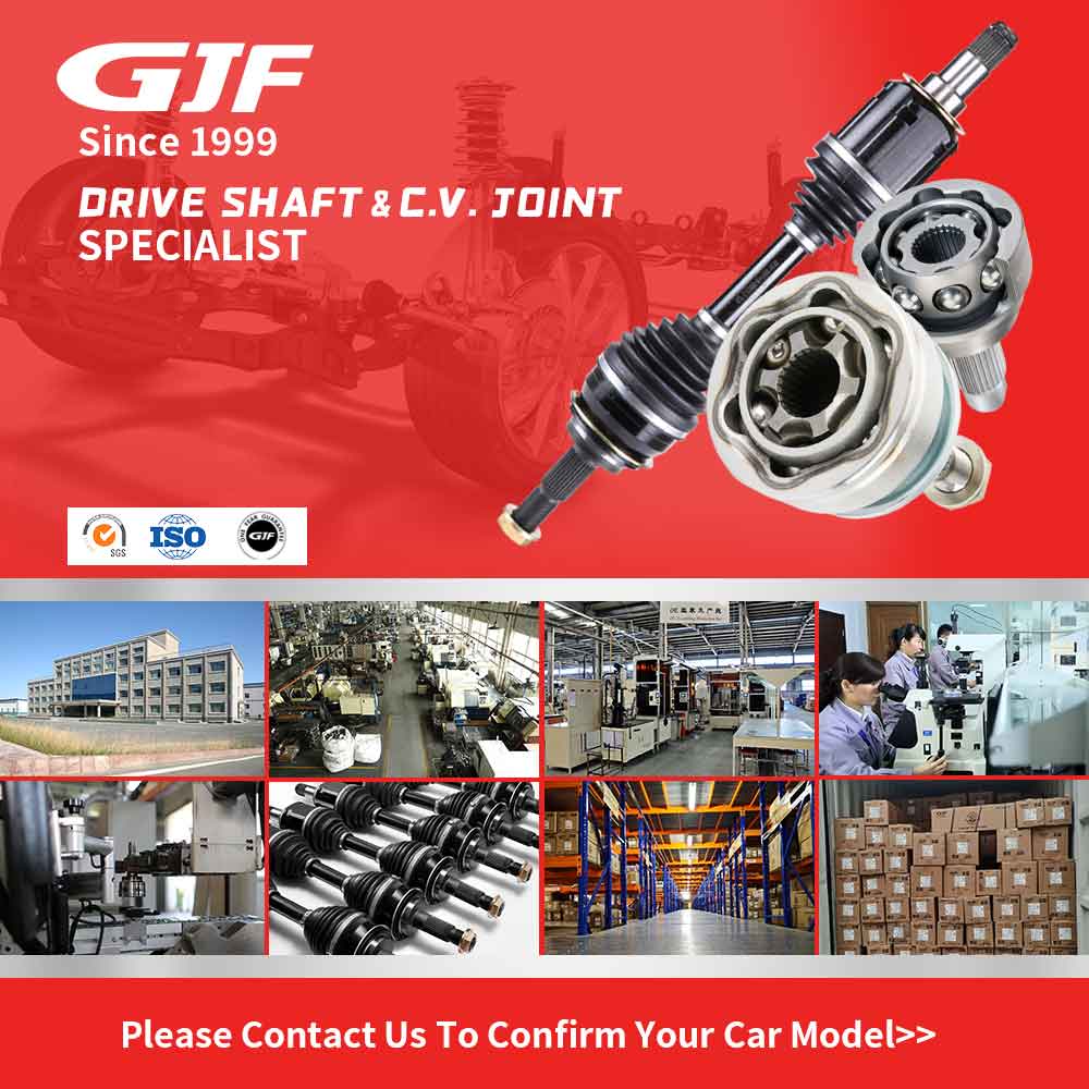 ข้อต่อ CV ของ GJF Auto Parts ที่รองรับได้ 95% ของรุ่นรถยนต์